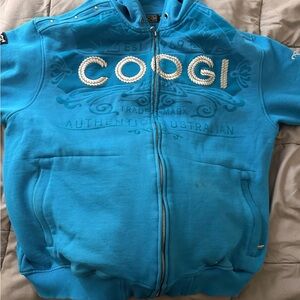 COOGI Australia Blue Hooded Sweater / Hoodie – Men’s M/L – Streetwear